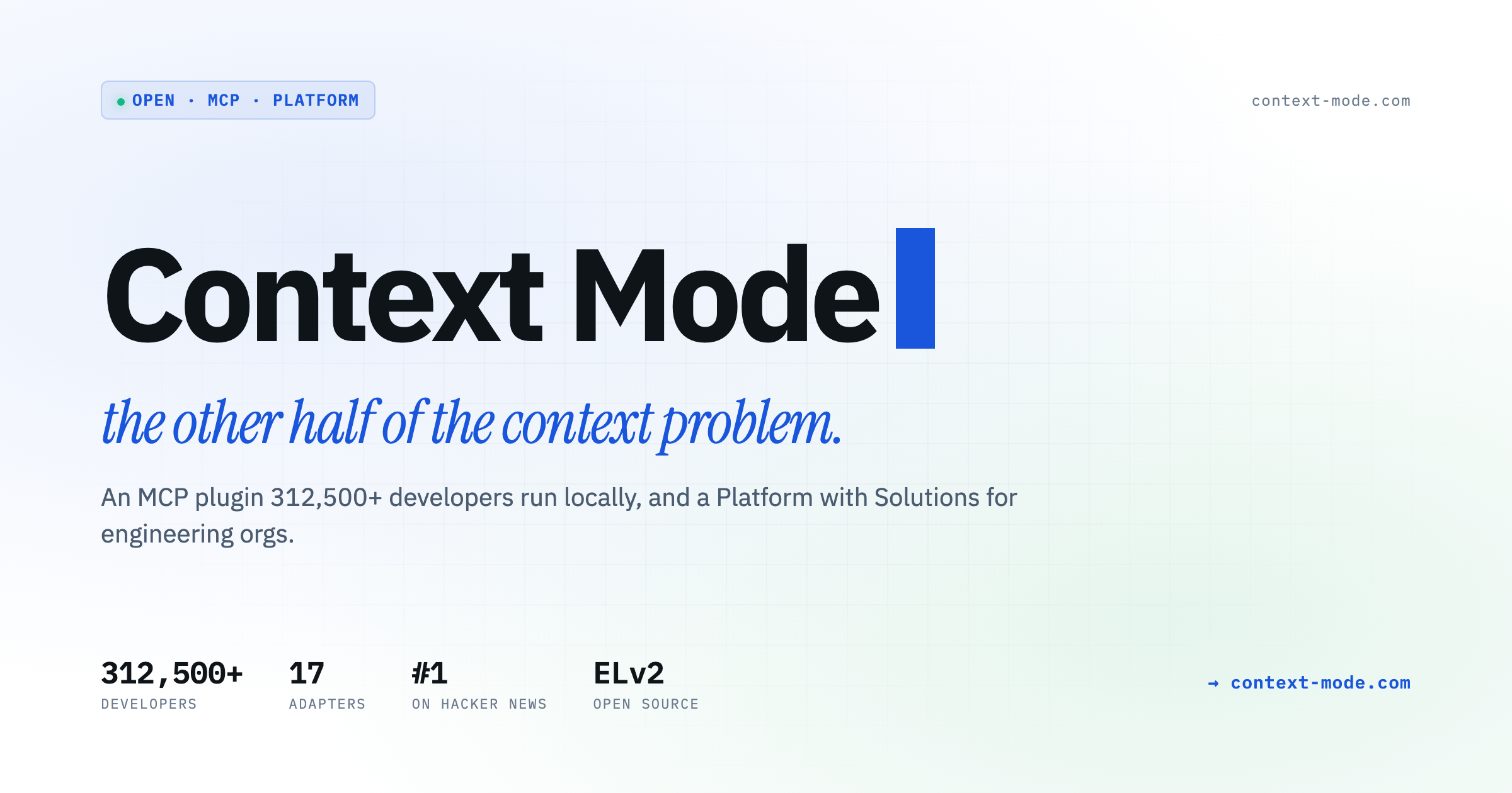 context-mode website preview